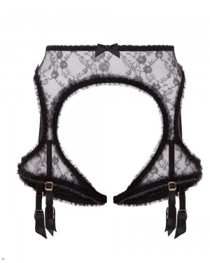 Agent Provocateur Perle Women's Suspenders Black | BJSGYXV-95